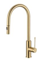 Aziz-II Pull Out Sink Mixer - Brushed Gold | PCC1003BG