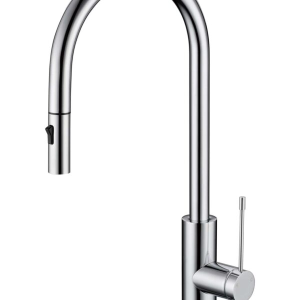 Aziz-II Pull Out Sink Mixer - Chrome | PCC1003