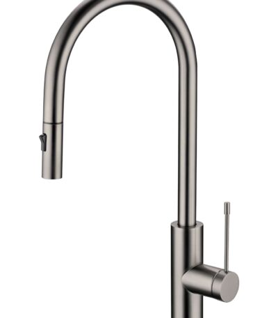 Aziz-II Pull Out Sink Mixer - Gun Metal | PCC1003GM