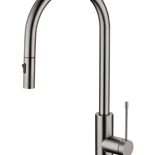 Aziz-II Pull Out Sink Mixer - Gun Metal | PCC1003GM