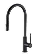 Aziz-II Pull Out Sink Mixer - Matt Black | PCC1003MB