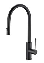 Aziz-II Pull Out Sink Mixer - Matt Black | PCC1003MB
