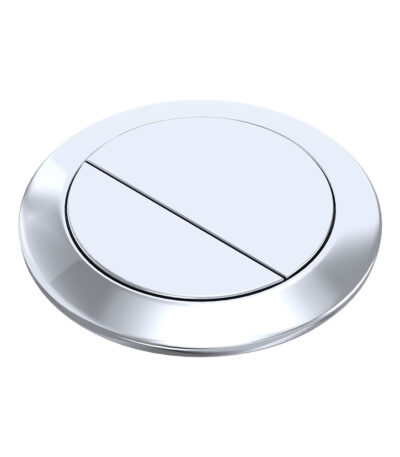 Back to Wall Round Toilet Flush Buttons, Chrome