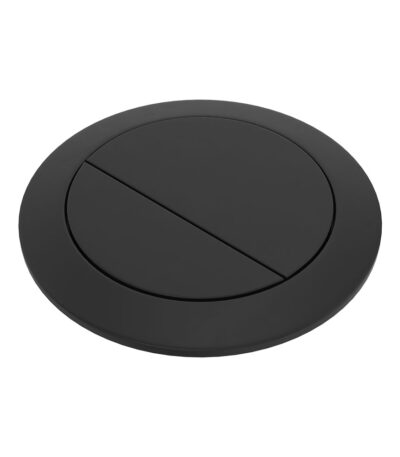 Back to Wall Round Toilet Flush Buttons, Matte Black