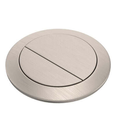 Back to Wall Round Toilet Flush Buttons, PVD Brushed Nickel