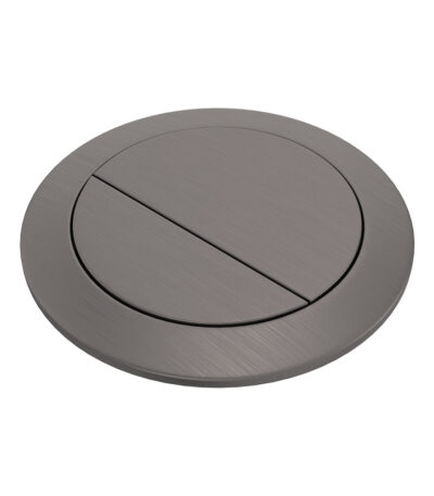 Back to Wall Round Toilet Flush Buttons, PVD Gun Metal