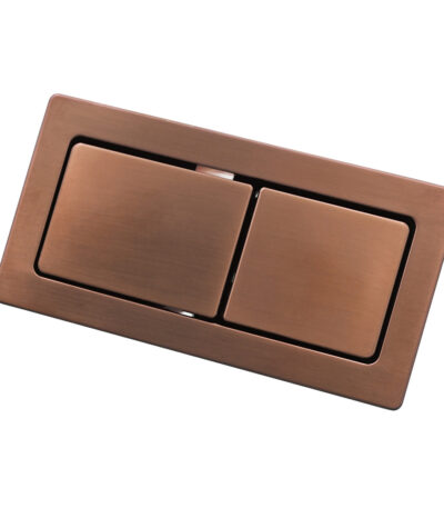 Back to Wall Toilet Flush Buttons, Brushed Copper