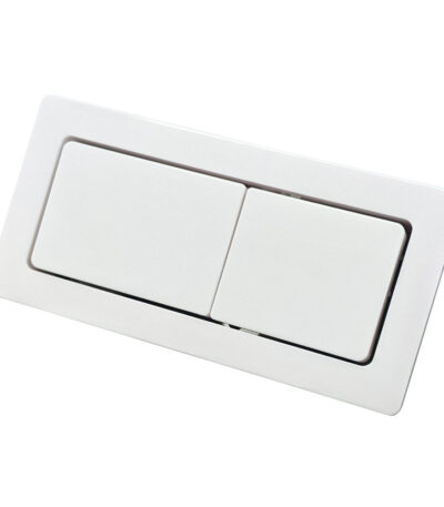 Back to Wall Toilet Flush Buttons, Gloss White