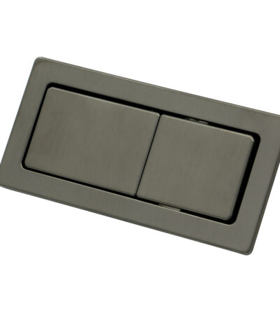 Back to Wall Toilet Flush Buttons, Gun Metal