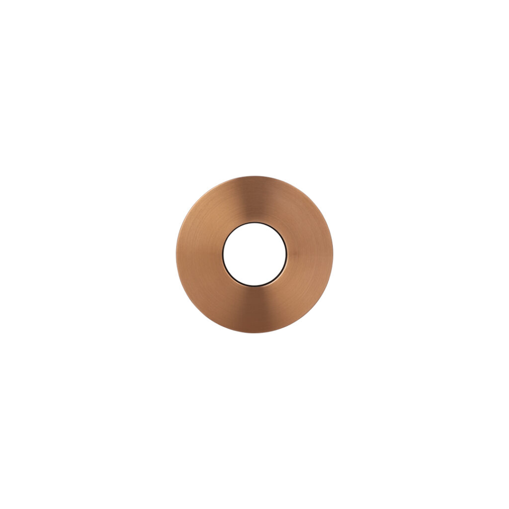 Backplate - 60mm Spout/Shower Arm - Brushed Copper
