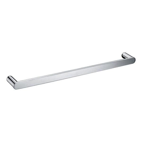 BADUNDKUCHE BK2301-800 SS RUND SINGLE TOWEL RAIL 800MM CHROME AND COLOURED - Urban Designs Bathroom and Kitchen