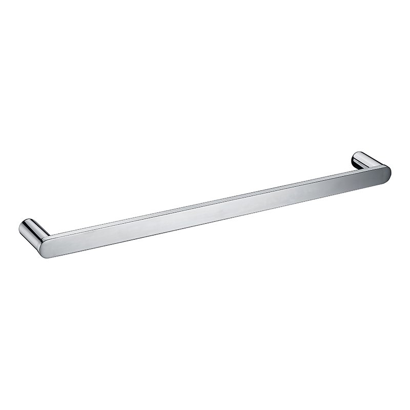 BADUNDKUCHE BK2301-800 SS RUND SINGLE TOWEL RAIL 800MM CHROME AND COLOURED - Urban Designs Bathroom and Kitchen
