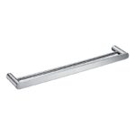 BADUNDKUCHE BK2302-800 SS RUND DOUBLE TOWEL RAIL 800MM CHROME AND COLOURED - Urban Designs Bathroom and Kitchen