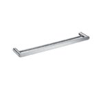 BADUNDKUCHE BK2302-800 SS RUND DOUBLE TOWEL RAIL 800MM CHROME AND COLOURED - Urban Designs Bathroom and Kitchen