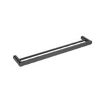 BADUNDKUCHE BK2302-800 SS RUND DOUBLE TOWEL RAIL 800MM CHROME AND COLOURED - Urban Designs Bathroom and Kitchen
