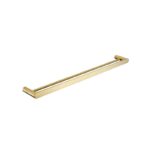 BADUNDKUCHE BK2302-800 SS RUND DOUBLE TOWEL RAIL 800MM CHROME AND COLOURED - Urban Designs Bathroom and Kitchen