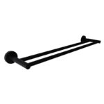 BADUNDKUCHE BK401-750 RUND DOUBLE TOWEL RAIL 750MM CHROME AND COLOURED - Urban Designs Bathroom and Kitchen