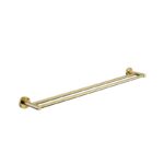 BADUNDKUCHE BK401-750 RUND DOUBLE TOWEL RAIL 750MM CHROME AND COLOURED - Urban Designs Bathroom and Kitchen