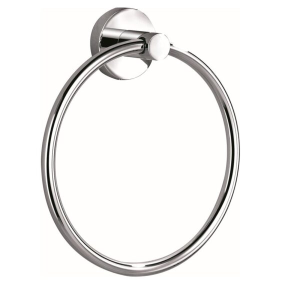 BADUNDKUCHE BK403 RUND TOWEL RING CHROME AND COLOURED - Urban Designs Bathroom and Kitchen