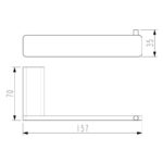BADUNDKUCHE BK926 KASTEN TOILET ROLL HOLDER CHROME AND COLOURED - Urban Designs Bathroom and Kitchen