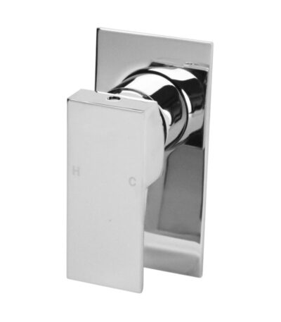 BADUNDKUCHE BKM104 ECKIG SHOWER MIXER CHROME / MATTE BLACK - Urban Designs Bathroom and Kitchen