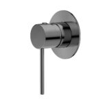 BADUNDKUCHE BKM206 RUND BATH/SHOWER MIXER CHROME AND COLOURED - Urban Designs Bathroom and Kitchen