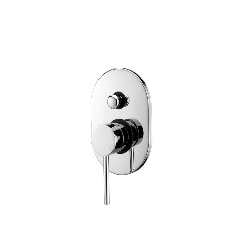 BADUNDKUCHE BKM208 RUND SHOWER DIVERTER MIXER CHROME AND COLOURED - Urban Designs Bathroom and Kitchen