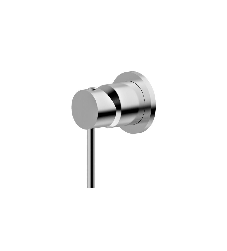 BADUNDKUCHE BKM2504 MORGAN RUND SHOWER/BATH MIXER CHROME AND COLOURED - Urban Designs Bathroom and Kitchen