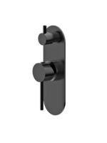 BADUNDKUCHE BKM2505 MORGAN RUND SHOWER DIVERTER MIXER CHROME AND COLOURED - Urban Designs Bathroom and Kitchen