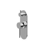 BADUNDKUCHE BKM2505 MORGAN RUND SHOWER DIVERTER MIXER CHROME AND COLOURED - Urban Designs Bathroom and Kitchen