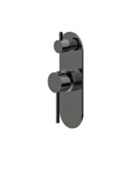 BADUNDKUCHE BKM2505 MORGAN RUND SHOWER DIVERTER MIXER CHROME AND COLOURED - Urban Designs Bathroom and Kitchen