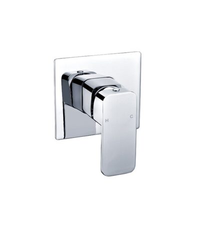 BADUNDKUCHE BKM304 KOMPAKT ECKIG SHOWER MIXER CHROME AND COLOURED - Urban Designs Bathroom and Kitchen