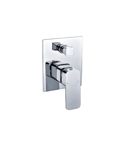 BADUNDKUCHE BKM305 KOMPAKT ECKIG SHOWER DIVERTER MIXER CHROME AND COLOURED - Urban Designs Bathroom and Kitchen