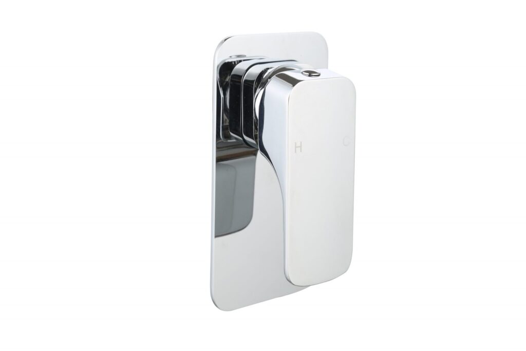 BADUNDKUCHE BKM307 KOMPAKT ECKIG SHOWER MIXER CHROME AND COLOURED - Urban Designs Bathroom and Kitchen