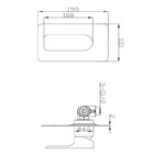 BADUNDKUCHE BKM403 LUXUS SHOWER MIXER CHROME AND COLOURED - Urban Designs Bathroom and Kitchen
