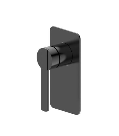 BADUNDKUCHE BKM604-B LITCHT SHOWER/BATH MIXER BLACK - Urban Designs Bathroom and Kitchen
