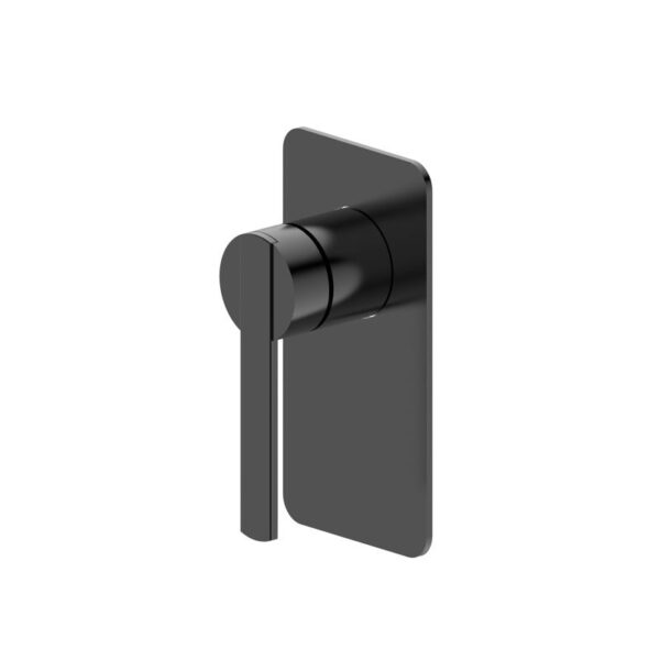 BADUNDKUCHE BKM604-B LITCHT SHOWER/BATH MIXER BLACK - Urban Designs Bathroom and Kitchen