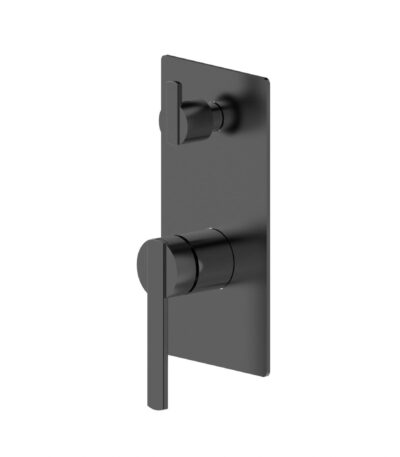 BADUNDKUCHE BKM605-B LITCHT SHOWER DIVERTER MIXER BLACK - Urban Designs Bathroom and Kitchen