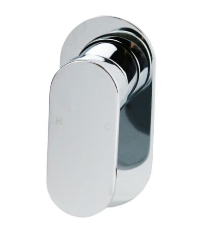 BADUNDKUCHE BKM704 OVAL SHOWER/BATH MIXER CHROME AND COLOURED - Urban Designs Bathroom and Kitchen