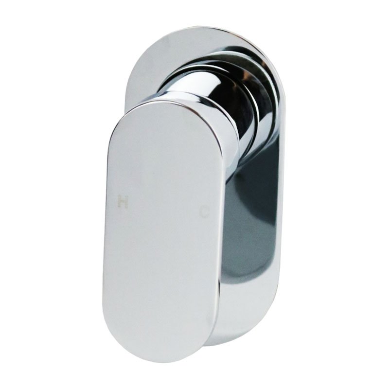BADUNDKUCHE BKM704 OVAL SHOWER/BATH MIXER CHROME AND COLOURED - Urban Designs Bathroom and Kitchen