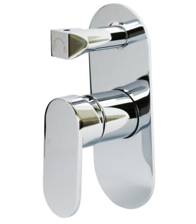 BADUNDKUCHE BKM705 OVAL SHOWER MIXER WITH DIVERTER CHROME AND COLOURED - Urban Designs Bathroom and Kitchen