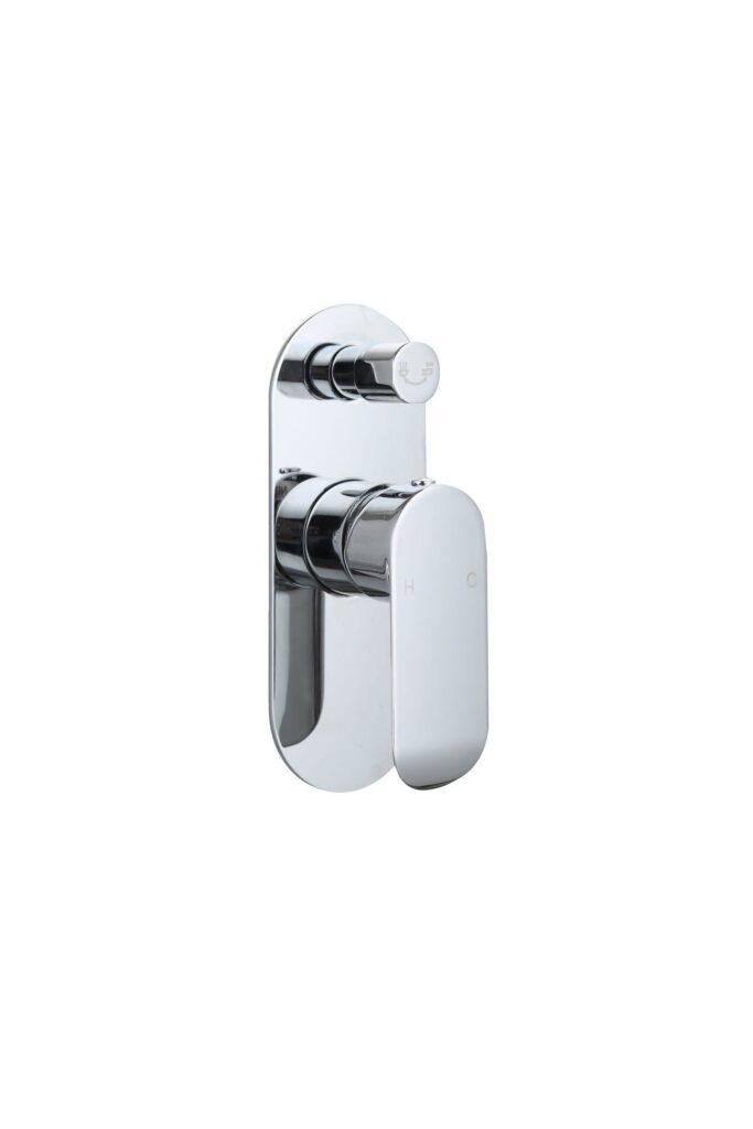 BADUNDKUCHE BKM710 OVAL CURVE DIVERTER SHOWER MIXER CHROME AND COLOURED - Urban Designs Bathroom and Kitchen