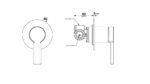 BADUNDKUCHE BKM804 IRIS SHOWER/BATH MIXER CHROME AND COLOURED - Urban Designs Bathroom and Kitchen