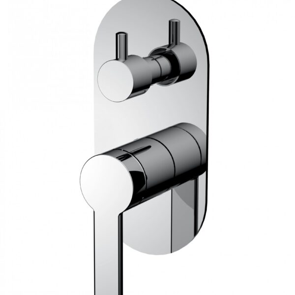 BADUNDKUCHE BKM805 IRIS DIVERTER SHOWER MIXER CHROME AND COLOURED - Urban Designs Bathroom and Kitchen