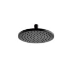 BADUNDKUCHE BKR200B RUND ROUND BRASS SHOWER HEAD 200MM CHROME / MATT BLACK - Urban Designs Bathroom and Kitchen