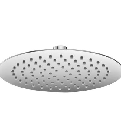 BADUNDKUCHE BKR200S RUND ROUND RAIN SHOWER HEAD 200MM CHROME / MATT BLACK - Urban Designs Bathroom and Kitchen