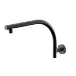 BADUNDKUCHE BKS02A RUND ROUND CURVE SHOWER ARM CHROME AND COLOURED - Urban Designs Bathroom and Kitchen