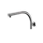 BADUNDKUCHE BKS02A RUND ROUND CURVE SHOWER ARM CHROME AND COLOURED - Urban Designs Bathroom and Kitchen