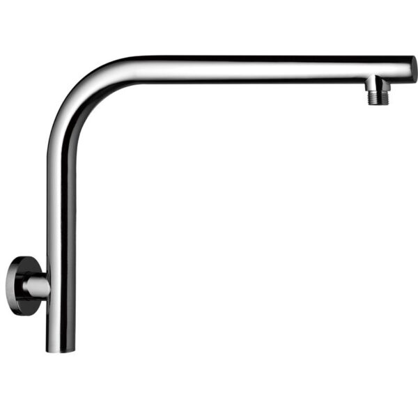 BADUNDKUCHE BKS02A RUND ROUND CURVE SHOWER ARM CHROME AND COLOURED - Urban Designs Bathroom and Kitchen