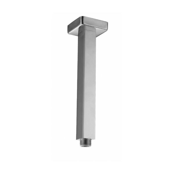 BADUNDKUCHE BKS05A ECKIG SQUARE CEILING SHOWER ARM 300MM CHROME AND COLOURED - Urban Designs Bathroom and Kitchen